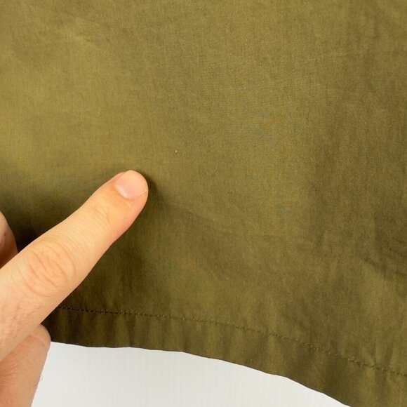 KENZO Button Down Cargo Maxi Pocket Oversized Fit Cotton Green Logo OverShirt  M - Picture 5 of 16